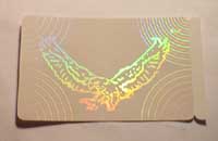 security transparent hologram ID card samples 1