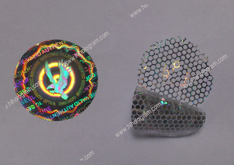 scratch off hologram labels in roll