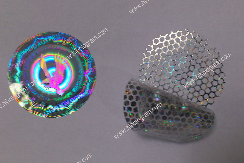 scratch off hologram labels in roll