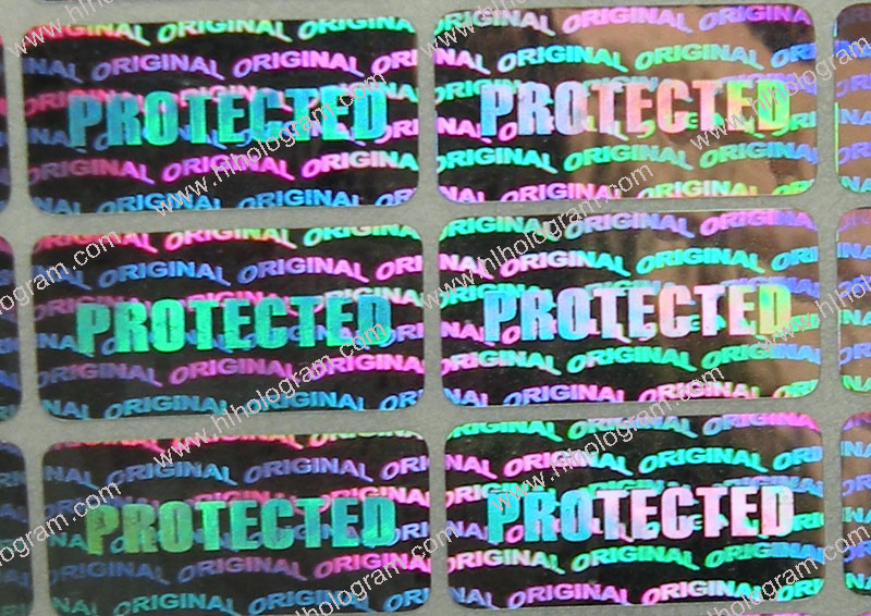 hologram sticker photo