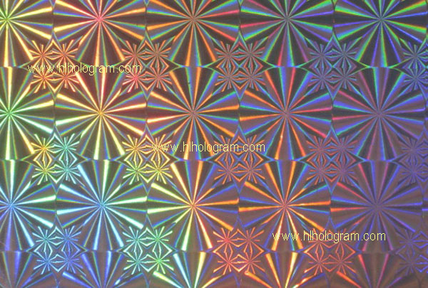 Bopp holographic film gift wrapping film gift wrapping material  cellophane-Jinhua hanma laser packing material co., ltd.